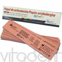 Артикуляционная бумага (Articulating paper, "Alfred Becht") красно-синяя, 80μ, 144 листа.