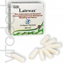 Латевакс Эмаль-Воск (Latewax, "Латус") воск моделировочный фиссурный белый, упаковка 27г.