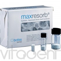 Максресорб (Мaxresorb®, "botiss") заменителем костного трансплантата, гранулы 0,5-1,0мм; 1х1,0мл