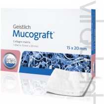 Мукографт (Mucograft®, "Geistlich") коллагеновая 3D матрица, для регенерации мягких тканей, 15х20мм.