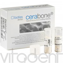 Керабоне (Cerabone®, "botiss") натуральный бычий костный трансплантат, гранулы 0,5-1,0мм; 1х2,0мл.