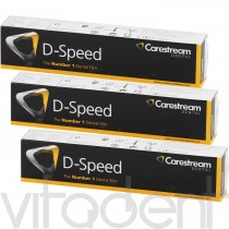 Д-спид (D-Speed, "Carestream Health") пленка рентгеновская интраоральная, 30.5х40.5мм, упаковка: 100шт.