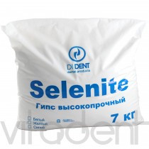 Селенит (Selenite, "Di Dent") гипс 3 класс, синий, 7кг.