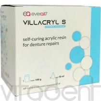 Виллакрил С (Villacryl S, "Zhermack") пластмасса для починки зубных протезов, 100г+50мл.