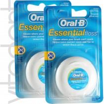 Зубная нить (Essential Floss, "Oral-B") воскована, 50м.