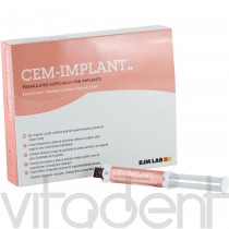 Цем Имплант (CEM-Implant, "BJM LAB") цемент для фиксации ортопедических конструкций на имплантатах, кликер 5мл.