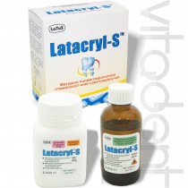 Латакрил С (Latacryl S, "Латус") материал полиметакрилатный самотверждеющий, бесцветный, 80г+50мл.