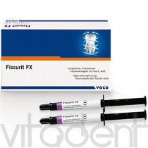 Фиссурит ФХ (Fissurit FX, "VOCO") светоотверждаемый герметик с фтором для запечатывания фиссур, шприц 2,5г.
