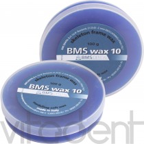 Воск моделировочный №10 ("BMS") мягкий, синий, 100г.
