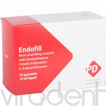 Эндофил (Endofill, "PD") для постоянного пломбирования корневых каналов, 15г+15мл.