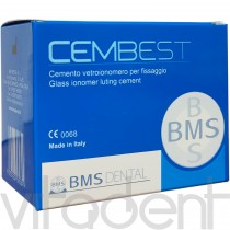 Цембэст (Cembest, "BMS") стеклоиономерный цемент для фиксации, 35г+20мл.