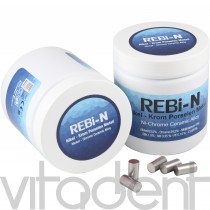 Реби-Н (Rebi-N, "REBI Dental") стоматологический сплав для коронок и мостовидных протезов на основе никель-хрома, 1кг.