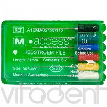 Н-Файлы М-Аксес (H-File M-Access, "Dentsply") 25мм, упаковка 6шт.