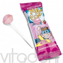 Леденец (XyliPOP®, "Miradent") со вкусом клубники/банана, 1шт.