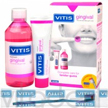 Витис Гингивал набор (VITIS GINGIVAL, "DENTAID") ополаскиватель 500мл, зубная паста 100мл + щетка.