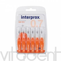 Межзубные ершики (INTERPROX, "DENTAID") SUPER MICRO 0,7мм, 6шт.