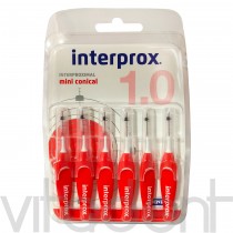 Межзубные ершики (INTERPROX, "DENTAID") MINICONILAL 1,0мм, 6шт.