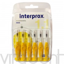 Межзубные ершики (INTERPROX, "DENTAID") MINI 1,1мм, 6шт.