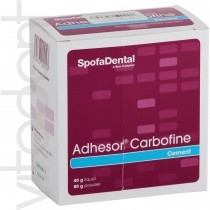 Адгезор Карбофайн (Adhesor Carbofine, "SpofaDental") цинкполикарбоксилатный цемент, 80+40г.