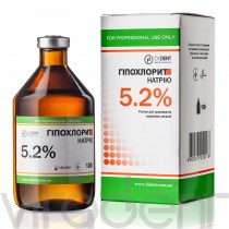 Гипохлорит натрия 5,2% (Sodium Hypochlorite, "Di Dent") 100мл.