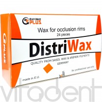 Дистривакс (DistriWax, "Distrident Plus") воск для окклюзионных валиков, оранжевый, 1шт.